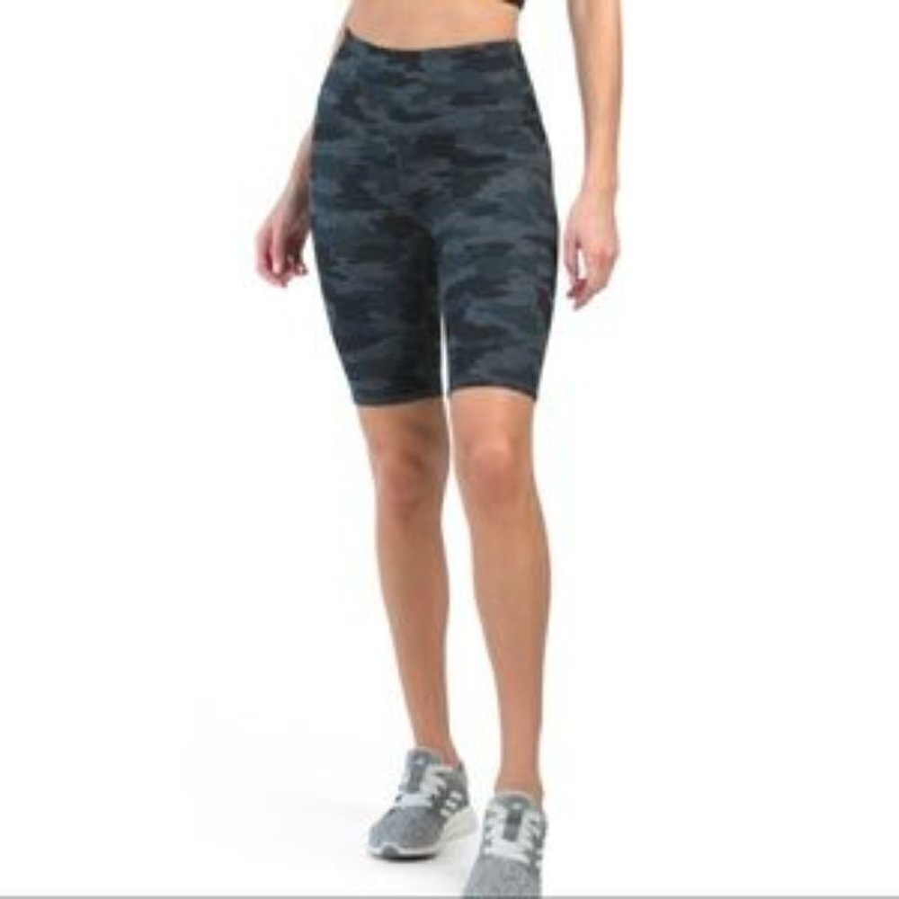 Kyodan High Waist Camo Printed Bicycle Shorts Women's Size XS